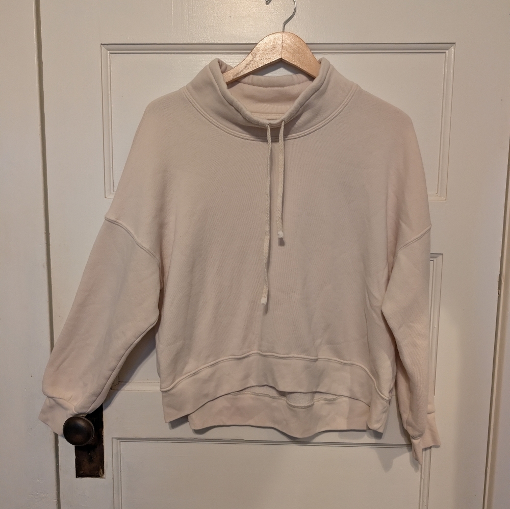 Xirena Cowl Neck Drawstring Pullover Sweatshirt B… - image 2